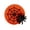 Orange, variant on HuiXinOu Halloween Spiderweb Table Centerpiece, Gothic Style Bizarre Home Decor, Coffee Table Centerpiece Ornament, Halloween Web Decor for Coffee Table, Mantel, Shelf, Desk