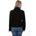 thumbnail image 2 of Scully Western Jacket Womens Snap Front Fringe XL Black Suede F0_L1016, 2 of 2