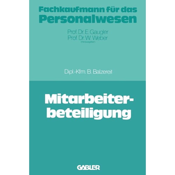 Mitarbeiterbeteiligung, (Paperback)