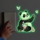 thumbnail image 4 of Panda, Flor Y Mariposa Que Brillan En La Oscuridad, Pegatina Decorativa Para El Hogar, Pegatina Para La Pared, 4 of 5