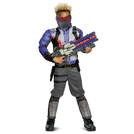 Boy's Soldier: 76 Classic Muscle Halloween Costume - Overwatch