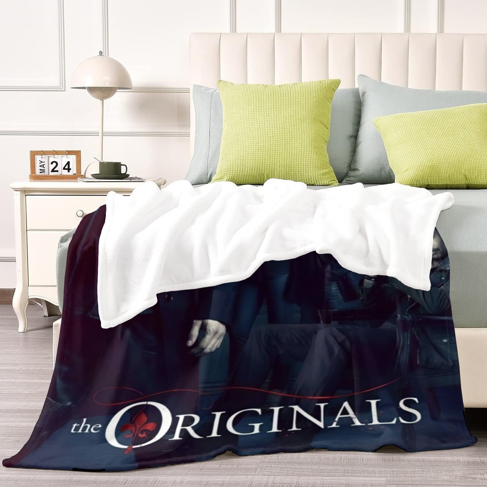 Vampire Diaries Throw Blanket Gifts for Fans Lover Girls Boys Women Present Hoodie Him Bed 60"x80"