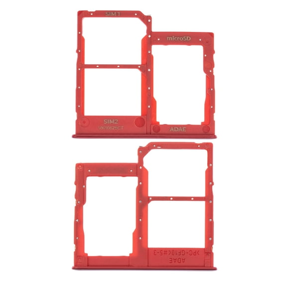 Replacement Dual Sim Card Tray Compatible For Samsung Galaxy A41 (A415 / 2020) (Prism Crush Red)