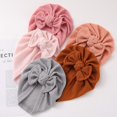 thumbnail image 1 of Baby Accessories For Newborn Toddler Kids Baby Girl Boy Turban Cotton Beanie Hat Winter Cap Knot Solid Soft Hospital Caps10 He Qiyong unisex, 1 of 1
