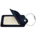 thumbnail image 2 of Disketp 2 Pcs Luggage Tag For Suitcase,Boho Leather Baggage Tag With Stainless Steel Loop Privacy Cover For Women Men Girls, 2 of 5