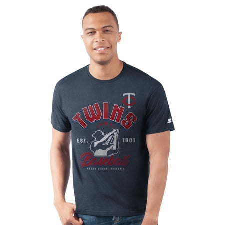 Men s Starter Navy Minnesota Twins Prime Time Batter T-Shirt