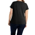 thumbnail image 2 of Women's Plus-Size X-temp Short Sleeve V-neck, 2 of 7
