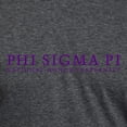 thumbnail image 3 of CafePress - Phi Sigma Pi Purple Wordmark T Shirt - Mens Tri-blend T-Shirt, 3 of 4