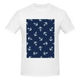 thumbnail image 4 of Bingfone Nautical Themed Simple Anchors Men'S Loose Fit Short-Sleeve Pocket T-Shirt, 4 of 7