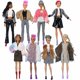 thumbnail image 1 of JM Disfraz de moda navideña de Barbie, 8 piezas, 8 accesorios para muñecas JM, 1 of 5
