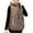 Coffee, variant on DeHolifer Women's Winter Warm Vest 2023,Plus Size Stylish Thick Cotton Padded Outerwear Cute Sleeveless Casual Vest White L