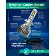 thumbnail image 3 of 2PC 9006/HB4 LED Super Bright Low Beam 96W, Voltage 12V, Color Temperature 6000K, Lifespan 30,000 hours, Waterproof rate IP68, Operating Temperature -15c~105c For 1999-2004 Oldsmobile Alero, 3 of 4