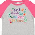 thumbnail image 4 of Inktastic 3rd Birthday She is Fierce Girls 3 Year Old Girls Toddler T-Shirt, 4 of 5