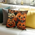 thumbnail image 3 of BANET Halloween Pillow Covers Witch’s Leg Pumpkin Happy Halloween Pillows Decorative Throw Pillows Cases Outdoor Fall Pillows Halloween Decorations for Home Couch Decor 18x18in, 3 of 5
