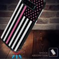 thumbnail image 6 of Galaxy S10+ Case, Duo Shield Slim Wallet Case + Dual Layer Card Holder For Samsung Galaxy S10+ [NOT S10 OR S10e] (Released 2019) Thin Pink Line Flag, 6 of 6