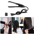 thumbnail image 2 of Mini Hair Straightener Flat Iron Curler  Ceramic Tourmaline Plates(Black), 2 of 6