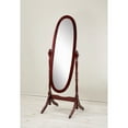 thumbnail image 6 of GTU Furniture Swivel Adjustable Full-Length Oval Wood Cheval Floor Mirror, 6 of 6
