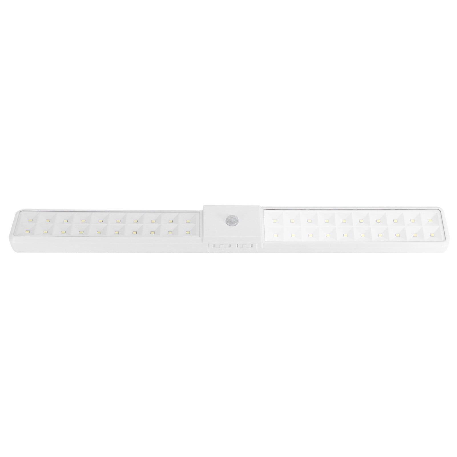 YAHHU LED Under Cabinet Lighting Motion Sensor Closet Light, 40 LEDs 180 Lumens Wireless Night Lamp for Wardrobe Hallway Stairs, 6000K-6700K Bright White, Battery Operated, 16.5 Inches