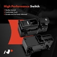thumbnail image 6 of A-Premium Front Right Passenger Power Door Lock Switch Compatible with Honda Accord 2003 2004 2005 2006 2007, Coupe, 6 of 6