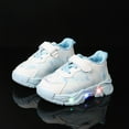 thumbnail image 2 of Gubotare Baby Boy Shoes Children Casual Shoes Boys Breathable Non-Slip Light Sneakers Unisex Luminous Sneakers for Girls Sport Running Shoes Size 6.5 (Blue,6.5 Toddler), 2 of 6