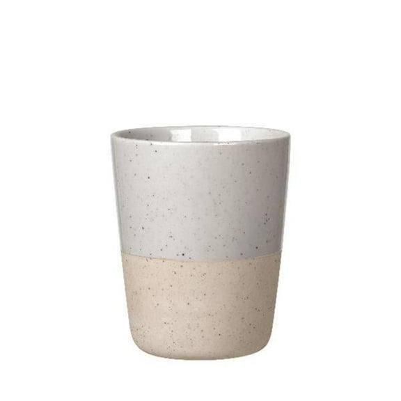 Blomus 64113.4 8.5 oz Sablo Ceramic Stoneware Handleless Mug, Set of 4