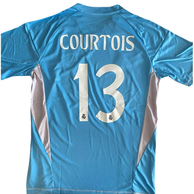 Increible! Jersey Playera Thibaut Courtois 13 Edicion Especial Azul Talla XL
