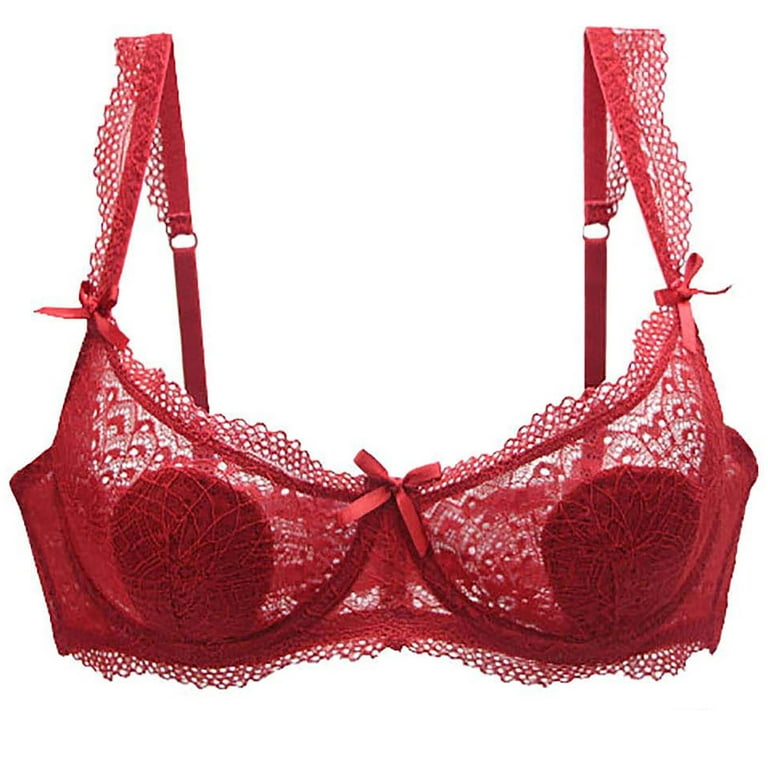 GuessLookry 2023 Sexy Ladies Lace Ladies Lingerie Set Sexy Lace Sling Bra  And Panties Summer Thin Lingerie Set Valentine Gift 