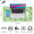 thumbnail image 5 of Long Mouse Pads for Desk,Green Cow Spot Pattern Desk Mats on Top Of Desks, Desk Mouse Pad Extra Large with 3mm Non-Slip Base and Stitched Edge for Gaming,Office,Work,Home 31.5"x15.7", 5 of 6