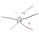thumbnail image 2 of Interruptor de Ventilador de Techo ZE-208S 3 Velocidades Cuerda Plateada, 2 of 5