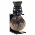 thumbnail image 2 of Brocha de afeitar Parker Long-Loft de 3 bandas Pure Badger, 2 of 4