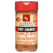 Garlic Festival Honey Habanero Garlic Rub & Seasoning 2.7 oz.