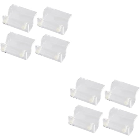 8 Pcs Frame Holder Clear Fish Tank Clips Fish Tank Bracket Stainless Steel Aquarium Cover Clips Aquarium Bracket Fish Tanks Acrylic Clips Fish Tank Cover Support Hanger Glass Cover