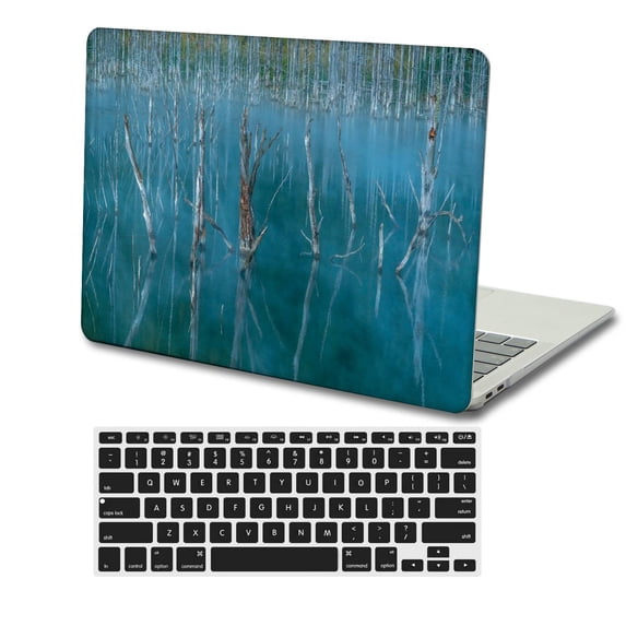 KSK KAISHEK Hard Case Shell Cover Compatible with MacBook Pro 15" with Retina Display + Black Keyboard Cover 2015 - 2012 A1398, Plants series 0588