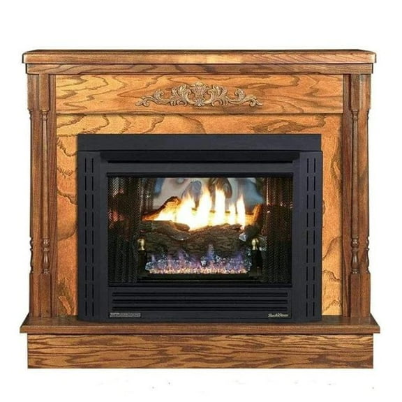 Buck Stove PA KDFP34LO 50 in. Classic Mantel for Model 34, Light Oak