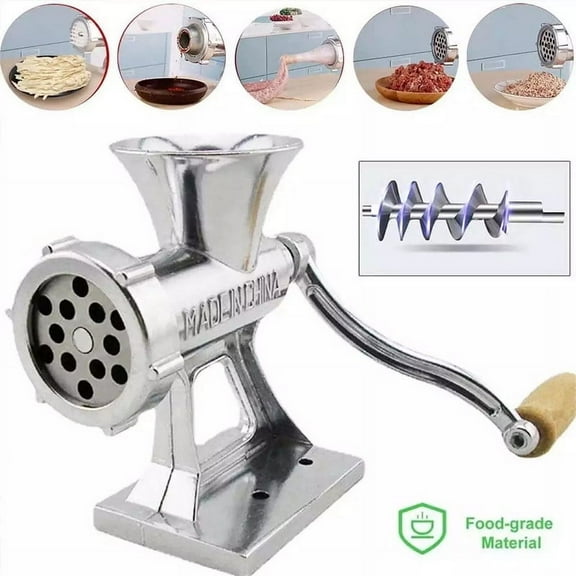 Heavy Duty Meat Grinder Mincer Stuffer Manual Sausage Filler Sauce Maker Machine