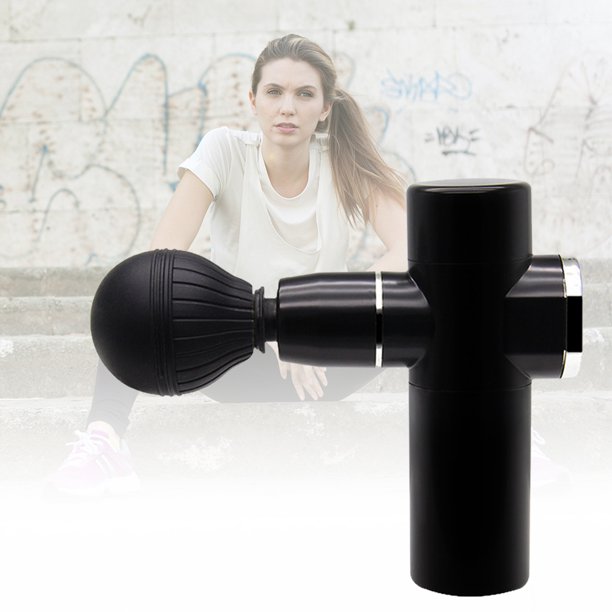 Eléctrico Masajeador de relajación corporal muscularpistola de masaje fascial para aliviar el dolor (negro) Ndcxsfigh Nuevos Originales