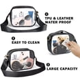 thumbnail image 7 of Crossbody Bags for Women, Clear Purse Clear Bag with Adjustable Strap, Clear Purse Bag Ideal Choice for Concerts, Stadium, Airport Security Check, Black, 7 of 7