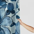 thumbnail image 3 of Creowell Navy Blue Floral Shower Curtain,Watercolor White Lush Flower Bathroom Shower Curtains,Modern Pretty Ink Flowers Plant Bath Curtain Sets with,Waterproof Fabric White, 3 of 7