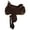 Chocolate, variant on Schneiders Work and Trail II Western Saddle | Padded Seat | Chocolate | Size 15