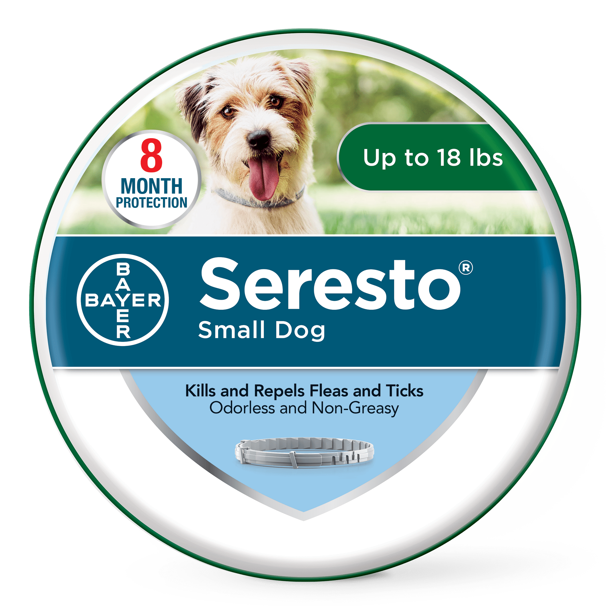 Seresto Flea and Tick Prevention Collar for Small Dogs, 8