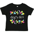 thumbnail image 3 of Inktastic Gigis Girl Bright Flowers Girls Toddler T-Shirt, 3 of 5