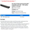 thumbnail image 2 of Fan and Air Pump Accessory Drive Belt - Compatible with 1982 - 1985 Cadillac Seville 4.1L V8 GAS 1983 1984, 2 of 2