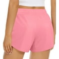 thumbnail image 3 of Fantaslook Womens Shorts High Waisted Athletic Shorts Casual Sweat Shorts Elastic Drawsting Running Shorts With Pockets, 3 of 9