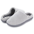 thumbnail image 1 of Floopi Womens Quilted Terry Clog Slipper Indoor Outdoor W/Memory Foam, 1 of 6