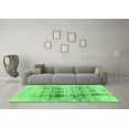 thumbnail image 3 of Ahgly Company Indoor Rectangle Abstract Emerald Green Modern Area Rugs, 5' x 8', 3 of 4
