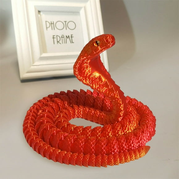 Funny Novelty Toy 3D Printed Articulated Animal Figurines 23in Flexible Toys for Home Entertainment and Unique Ideas
