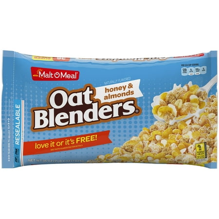 Malt-O-Meal Cereal, Oat Blenders Honey & Almond, 36 Oz, (Best Cereal To Eat On A Diet)