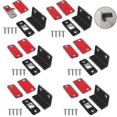 thumbnail image 1 of Closet Door Magnet 6 Pieces Slim Stick-on Magnetic Catches, Door Magnet, Closet Magnet, Used(black), 1 of 5
