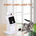 thumbnail image 4 of OUSITAID Wuffmeow Animal de Compagnie Intelligent Auto-Hey Led Jeu Drôle de Chat avec le Modèle de Charge de Jouet de Robot Mené (Capacité de Batterie de Lithium 800mAh) Blanc, 4 of 7