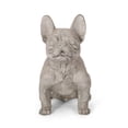 thumbnail image 4 of Outdoor Garden Accessories, DOG GARDEN SCULPTURE, Outdoor French Bulldog Garden Statue, Rustic White, No Assembly Required, Rustic White Garden Accessories,Glass Backyard Garden Accessories, 4 of 12
